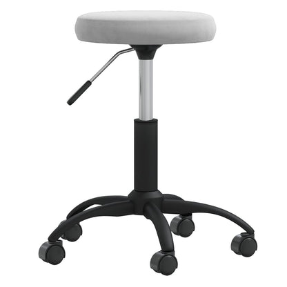 Massagekruk Fluweel Lichtgrijs