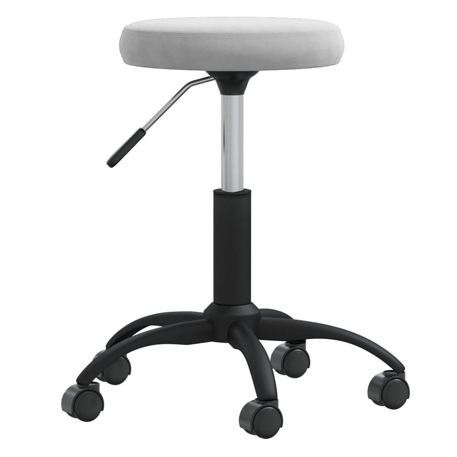Massagekruk Fluweel Lichtgrijs