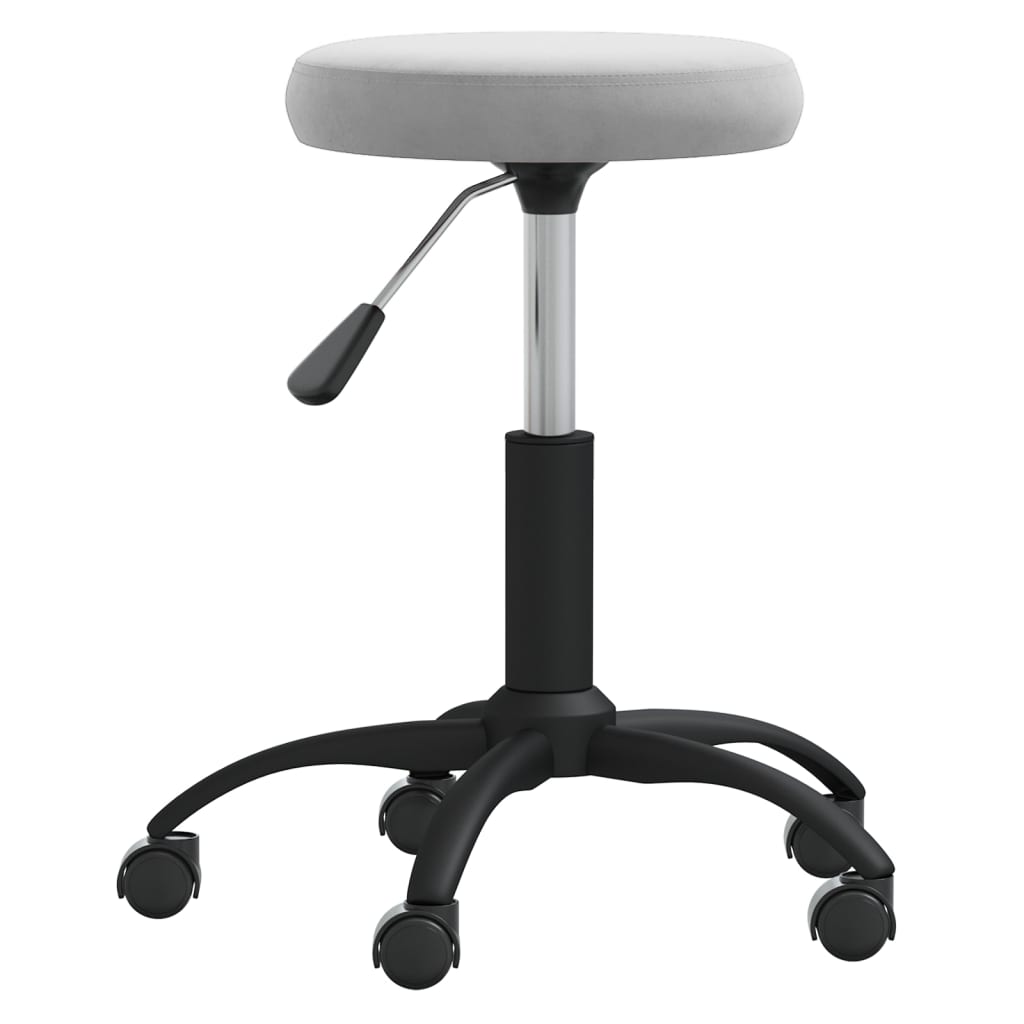 Massagekruk Fluweel Lichtgrijs