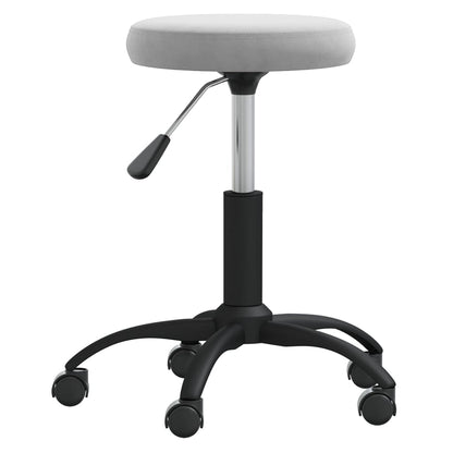 Massagekruk Fluweel Lichtgrijs