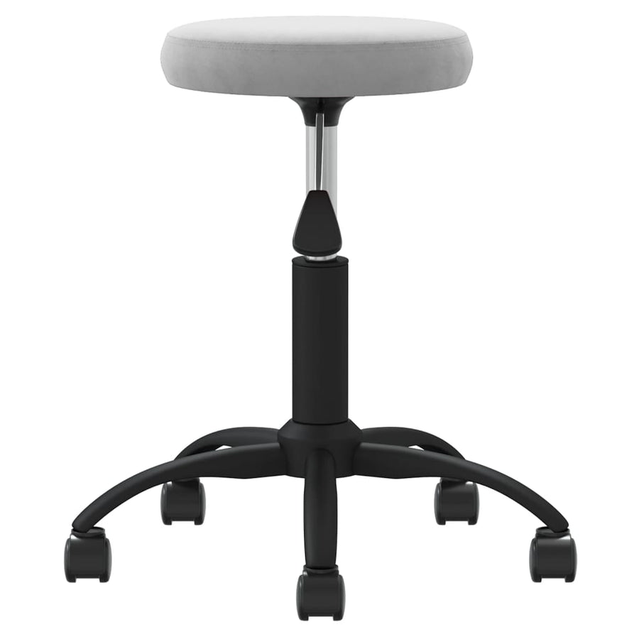 Massagekruk Fluweel Lichtgrijs