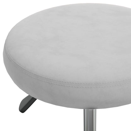 Massagekruk Fluweel Lichtgrijs