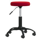 Massagekruk fluweel 42-54 cm hoogte verstelbaar wijnrood