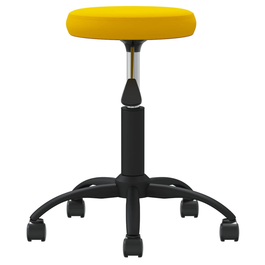 Massagekruk fluweel mosterdgeel