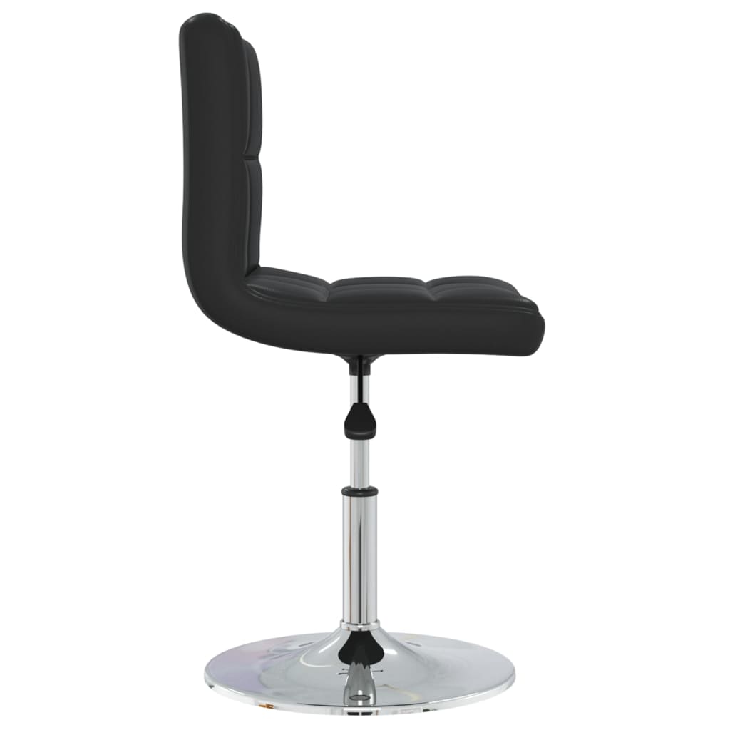 Eetkamerstoelen 6 St Kunstleer Zwart