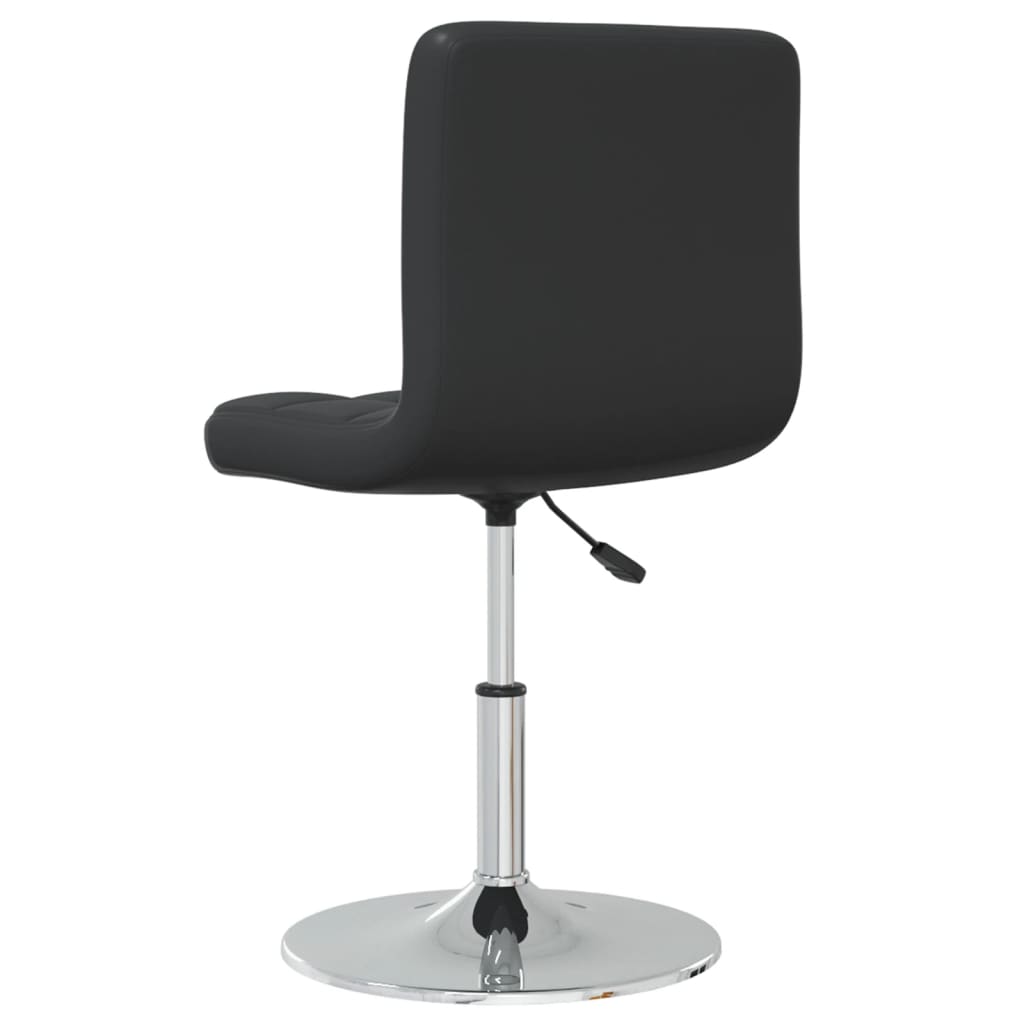 Eetkamerstoelen 6 St Kunstleer Zwart
