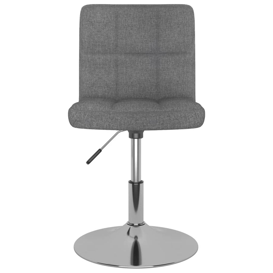 Eetkamerstoelen 4 St Draaibaar Stof Lichtgrijs