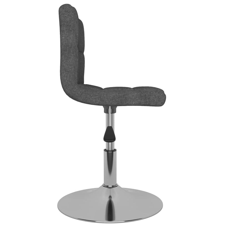 Eetkamerstoelen 4 St Draaibaar Stof Donkergrijs