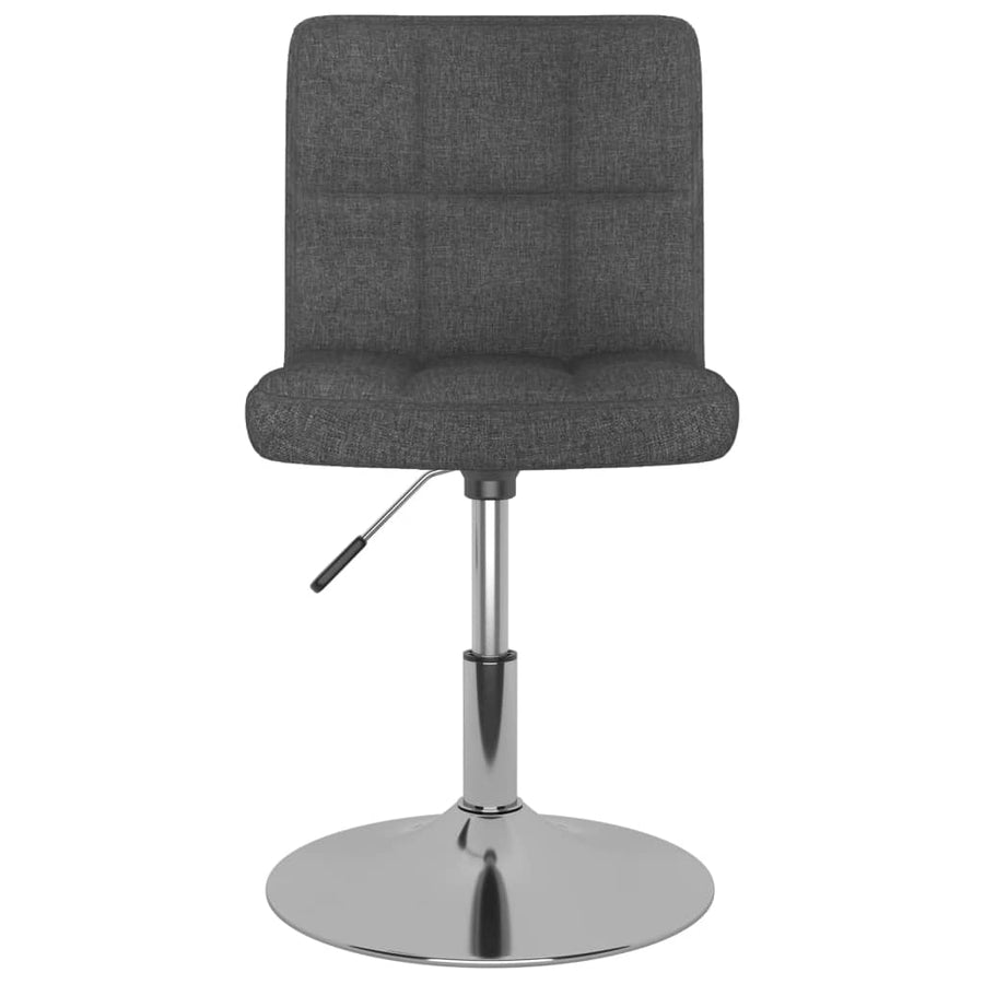 Eetkamerstoelen 4 St Draaibaar Stof Donkergrijs