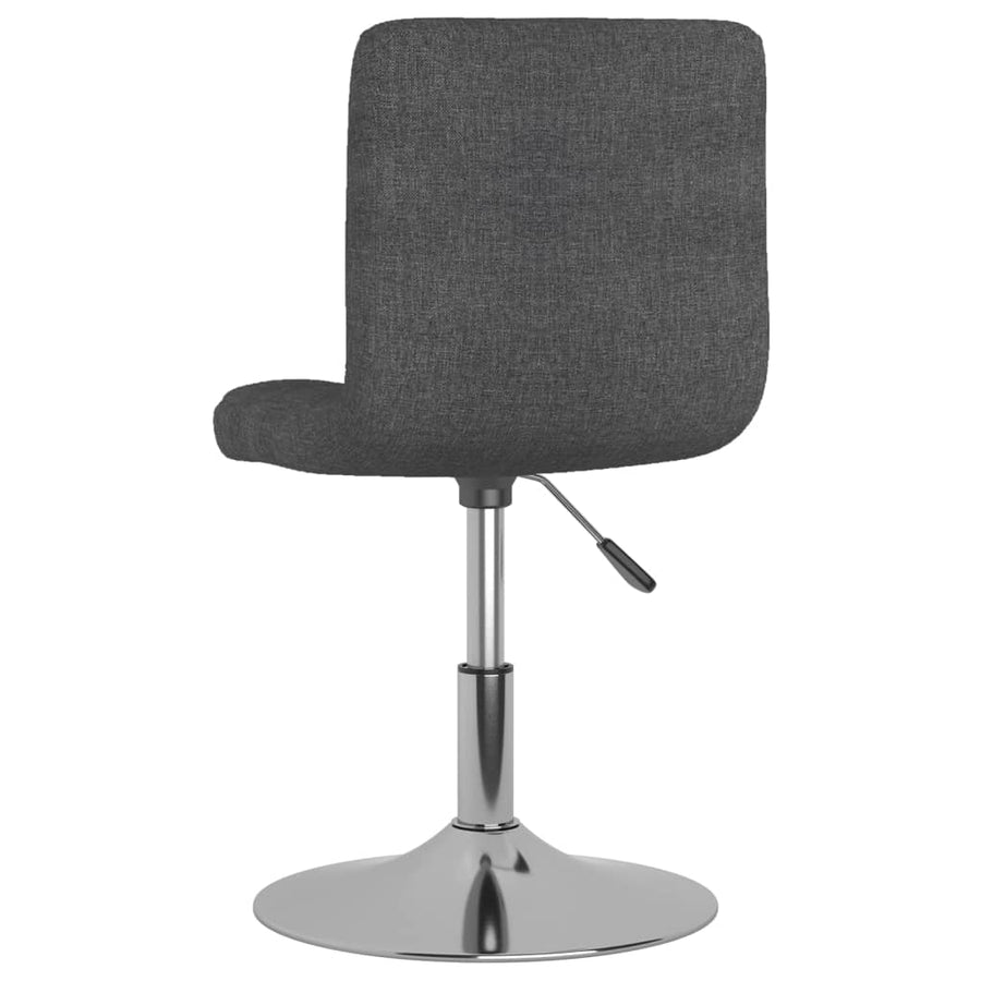 Eetkamerstoelen 4 St Draaibaar Stof Donkergrijs