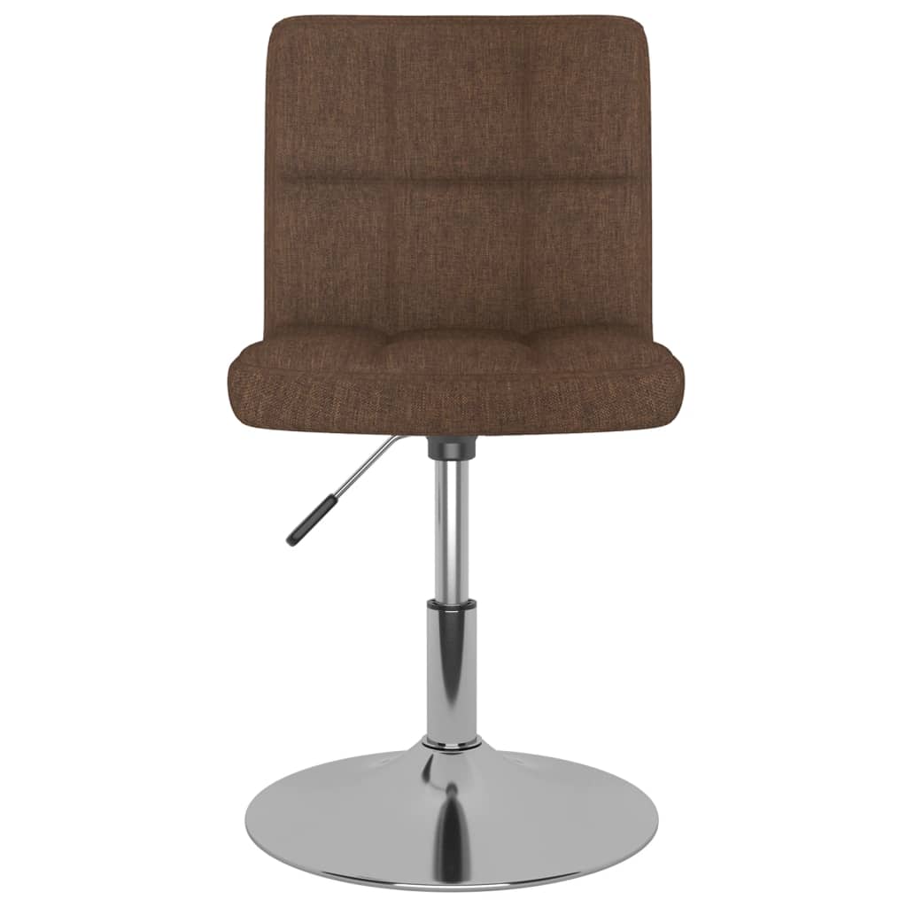 Eetkamerstoelen Draaibaar 4 St Stof Bruin