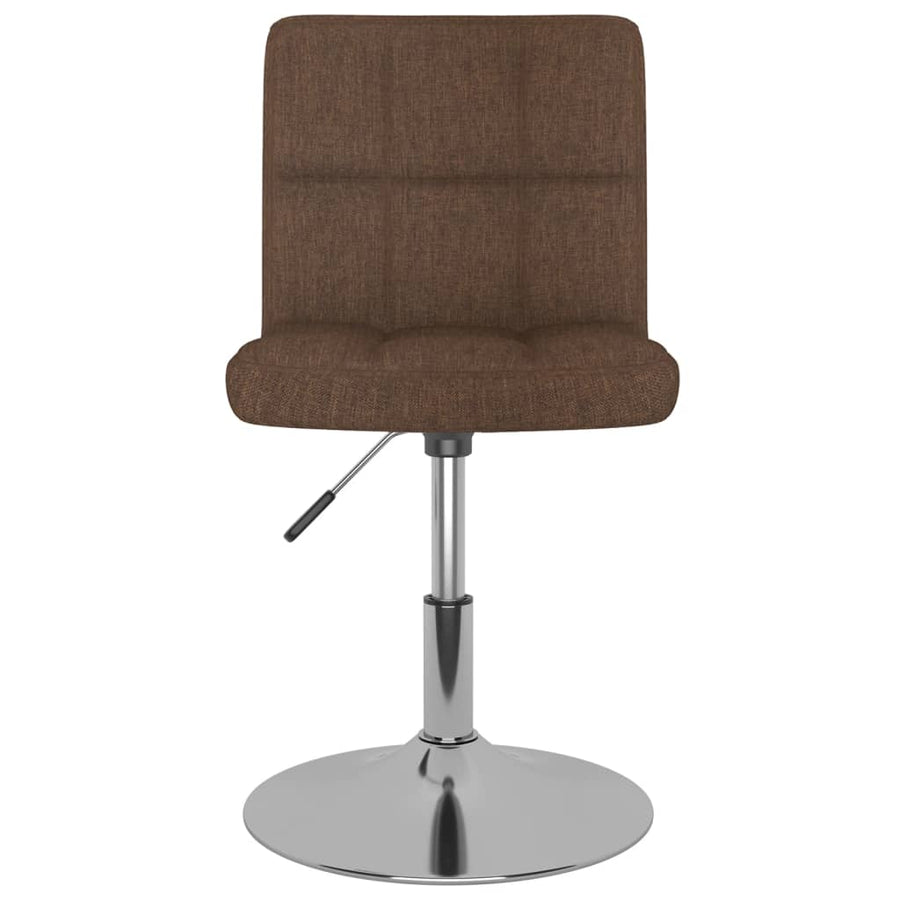 Eetkamerstoelen Draaibaar 4 St Stof Bruin
