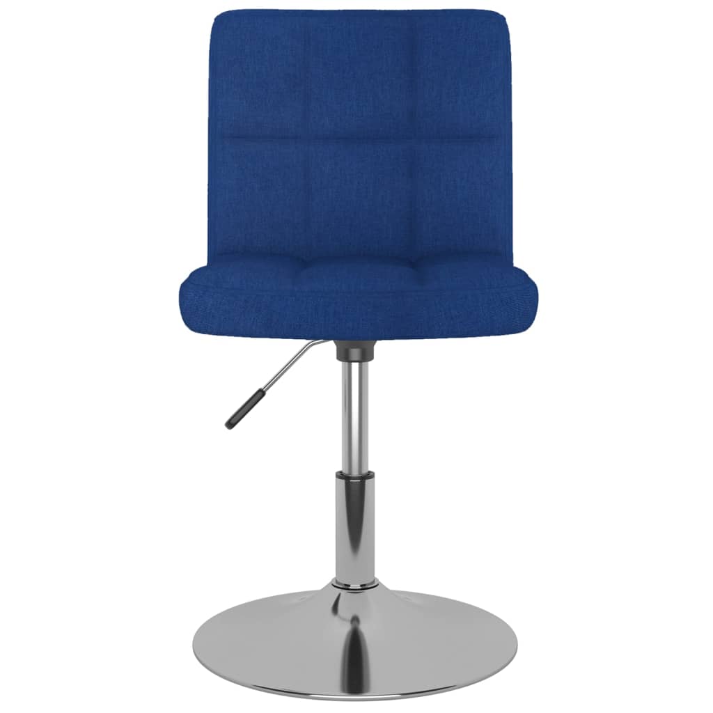 Eetkamerstoelen Draaibaar 4 St Stof Blauw