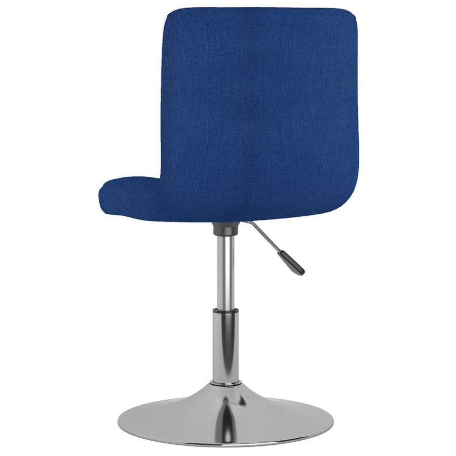 Eetkamerstoelen Draaibaar 4 St Stof Blauw