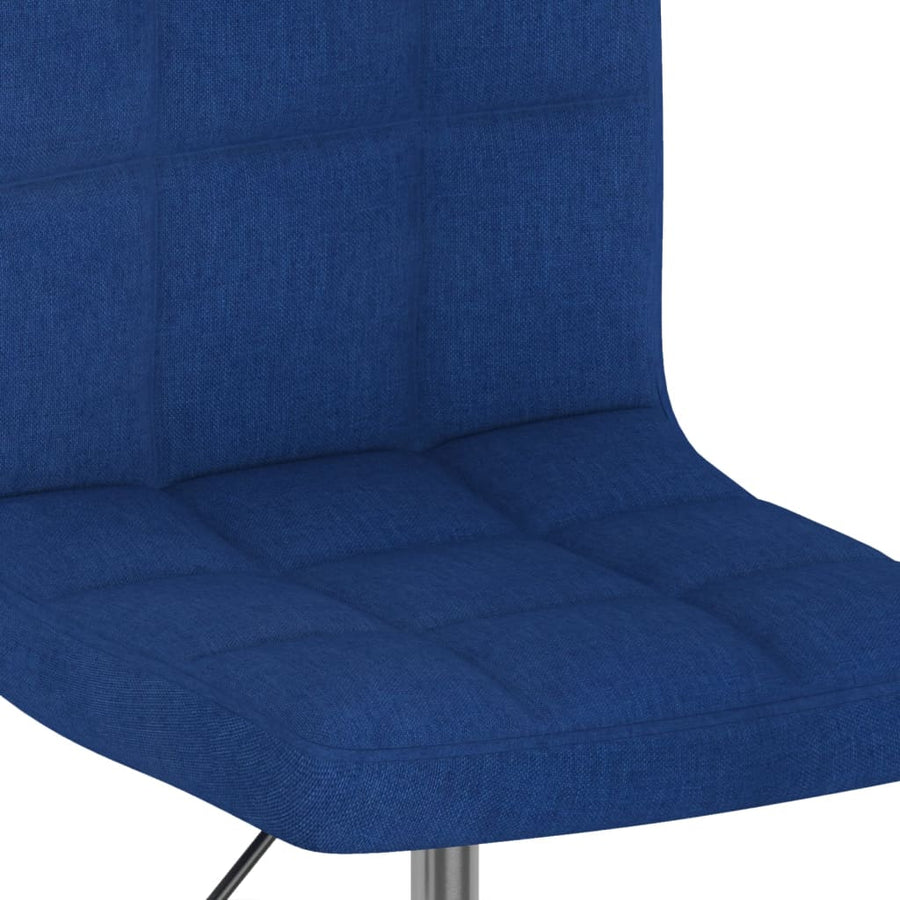Eetkamerstoelen Draaibaar 4 St Stof Blauw