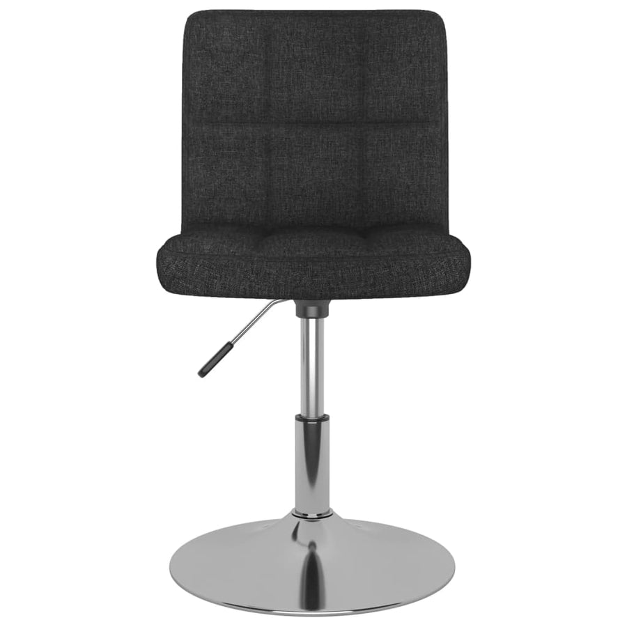 Eetkamerstoelen 4 St Draaibaar Stof Zwart