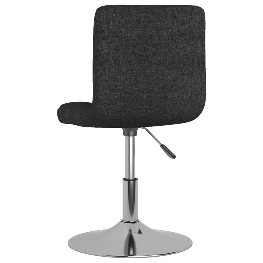 Eetkamerstoelen 4 St Draaibaar Stof Zwart