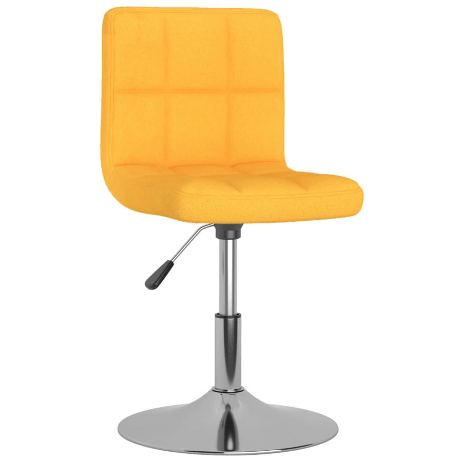 Eetkamerstoelen Draaibaar 4 St Stof Geel