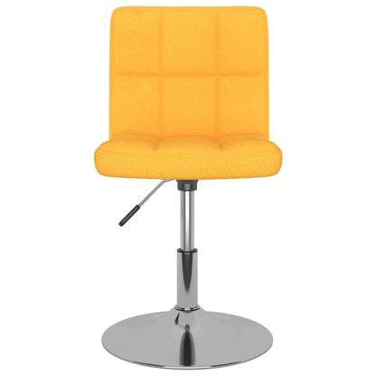 Eetkamerstoelen Draaibaar 4 St Stof Geel
