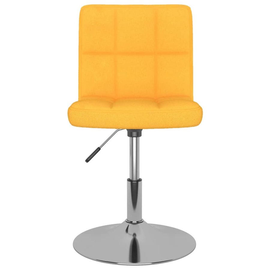 Eetkamerstoelen Draaibaar 4 St Stof Geel