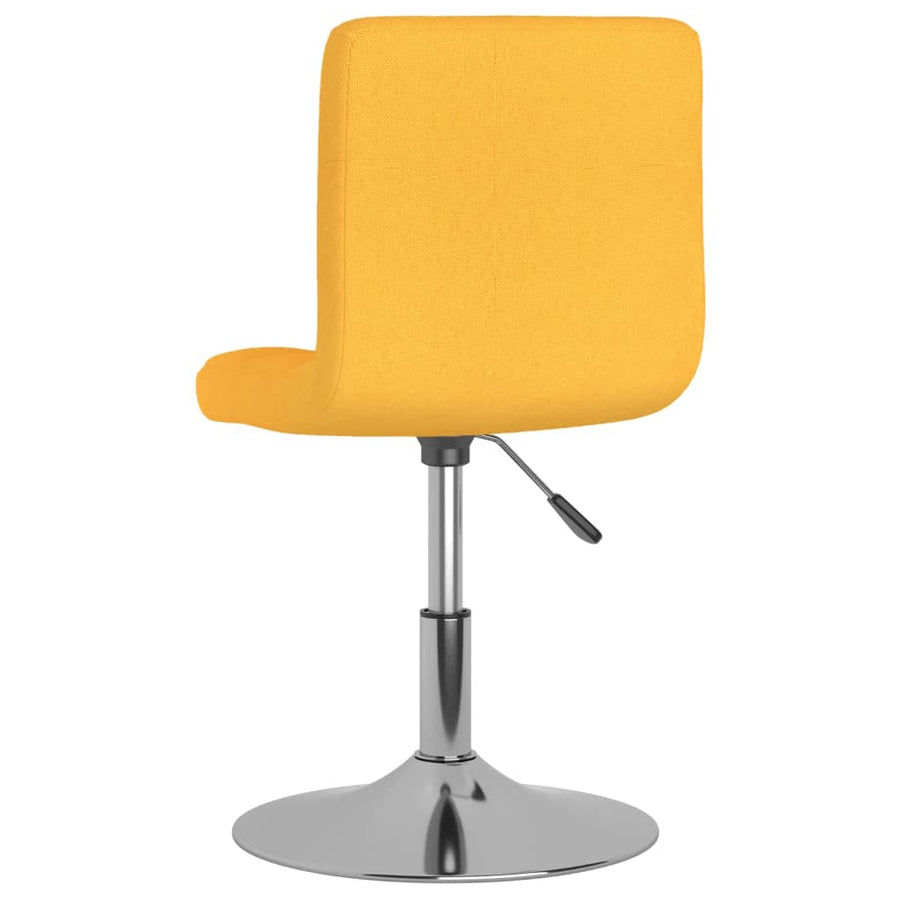 Eetkamerstoelen Draaibaar 4 St Stof Geel