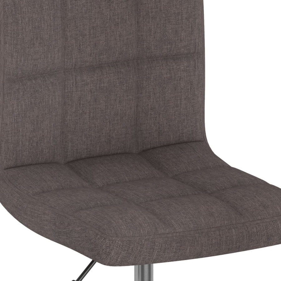 Eetkamerstoelen 4 St Draaibaar Stof Taupe