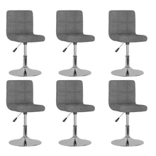 Eetkamerstoelen 6 St Stof Lichtgrijs