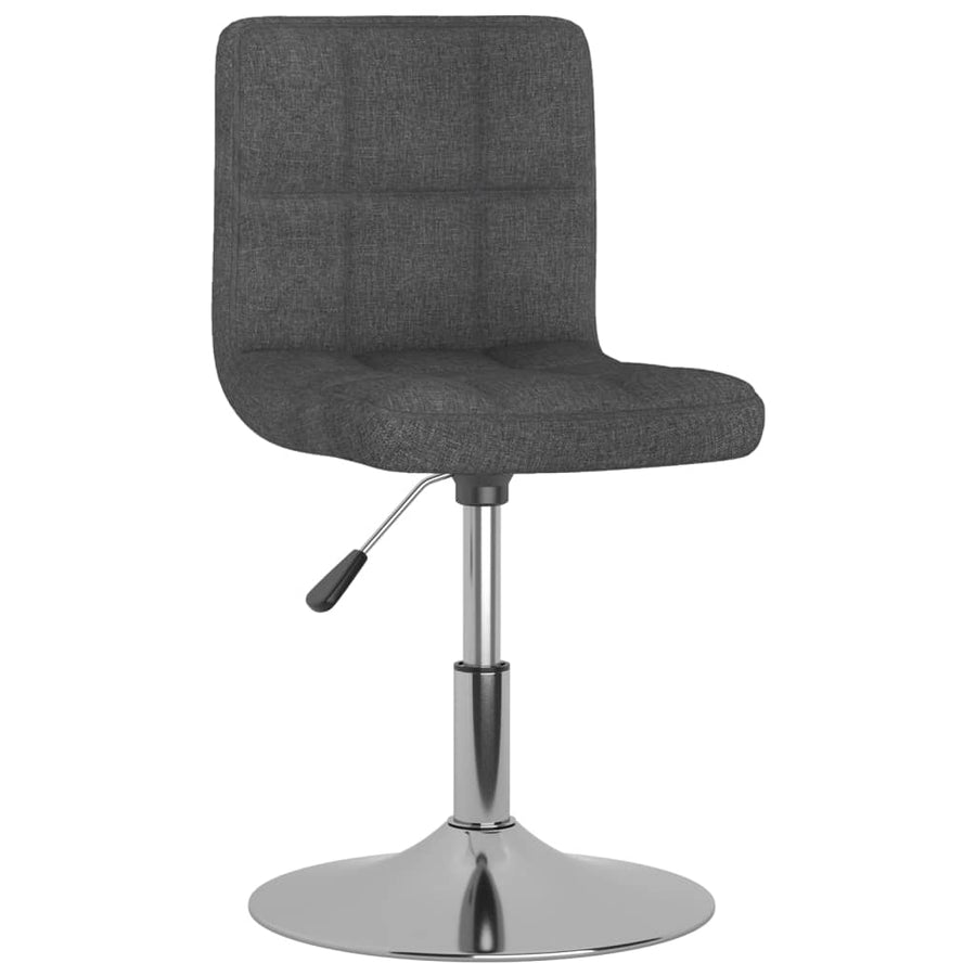 Eetkamerstoelen 6 St Draaibaar Stof Donkergrijs