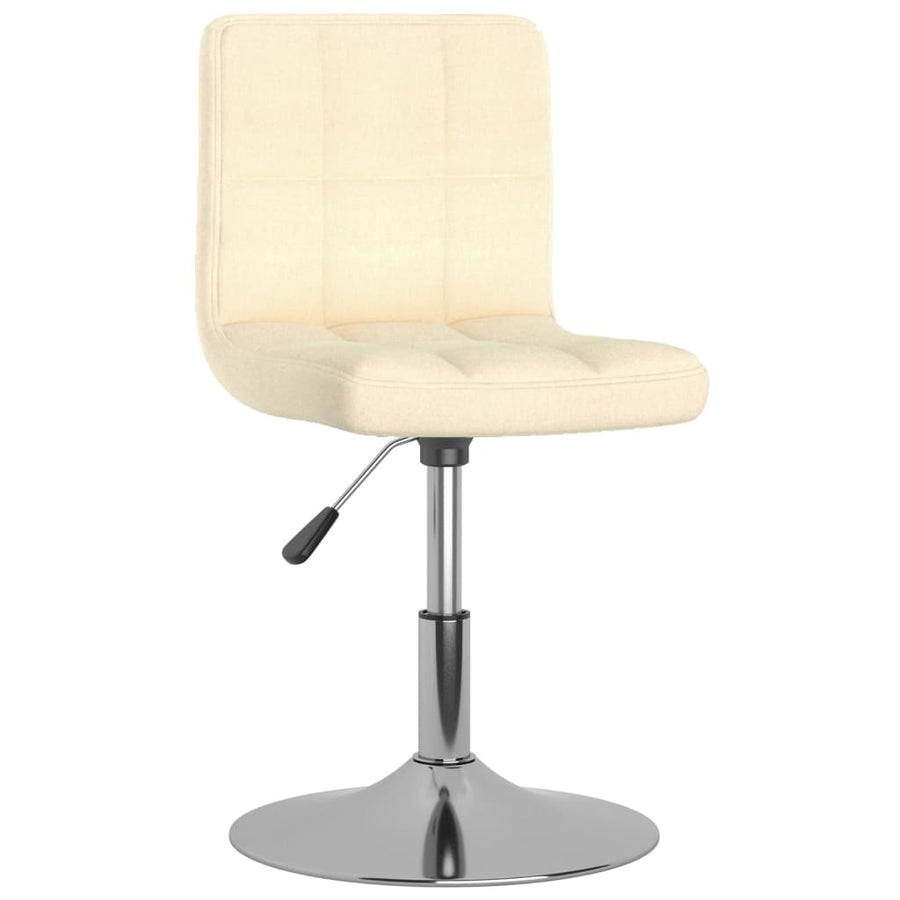 Eetkamerstoelen 6 St Stof Crèmekleurig