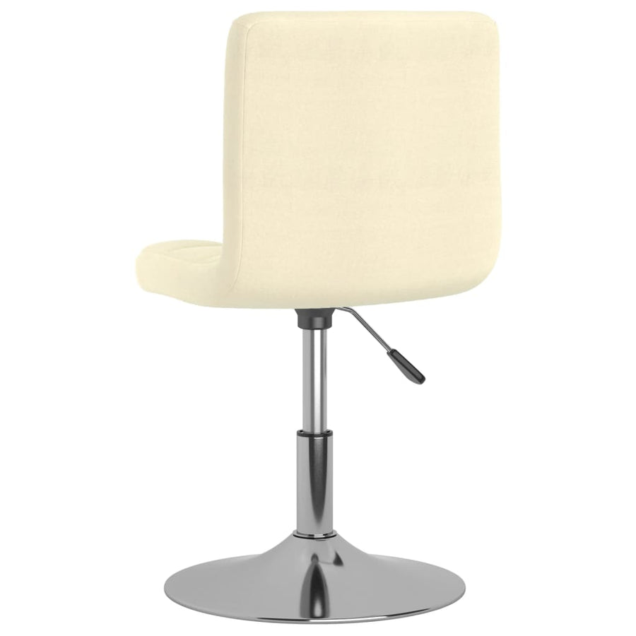 Eetkamerstoelen 6 St Stof Crèmekleurig