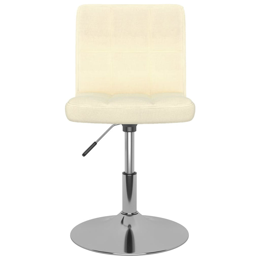 Eetkamerstoelen 6 St Stof Crèmekleurig