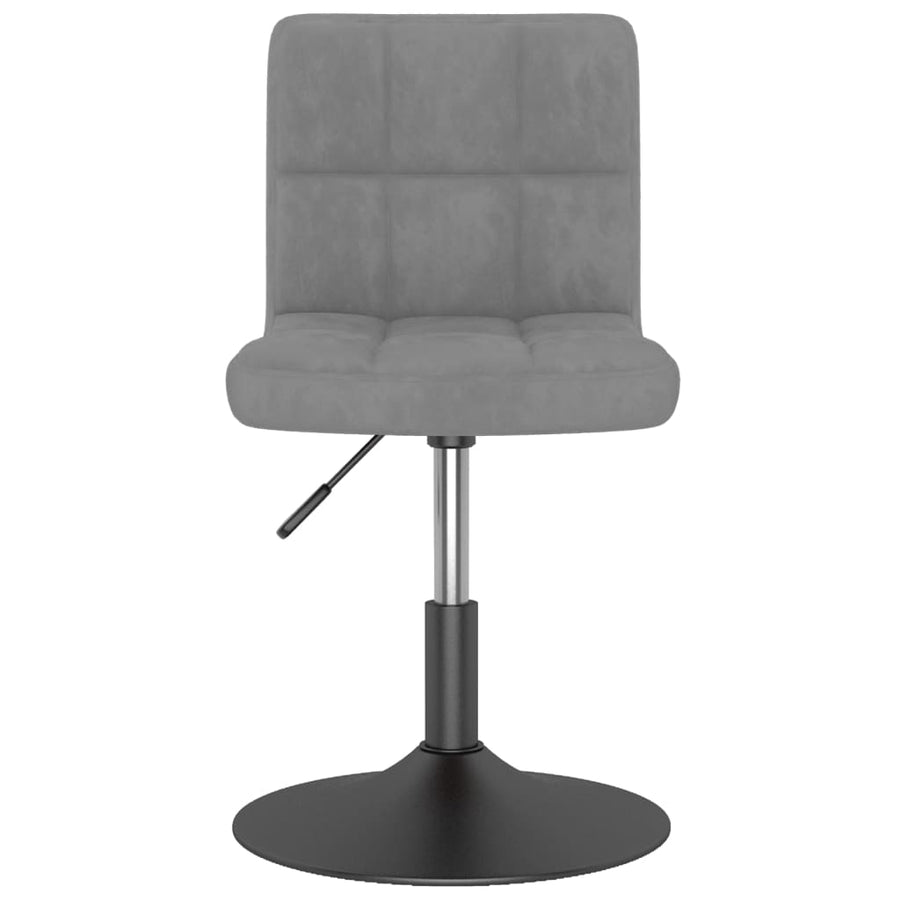 Eetkamerstoelen Draaibaar 4 St Fluweel Lichtgrijs