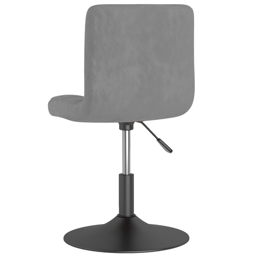 Eetkamerstoelen Draaibaar 4 St Fluweel Lichtgrijs