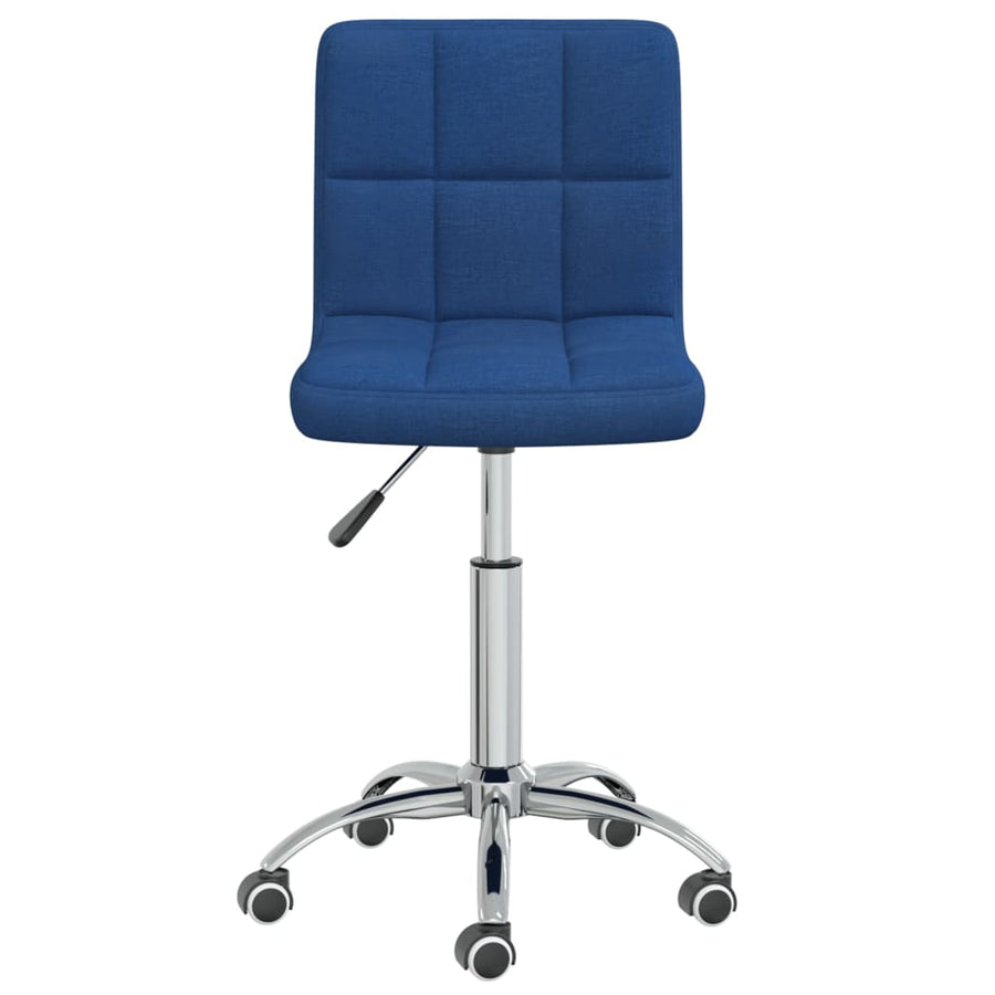 Eetkamerstoel Draaibaar Stof Blauw 1