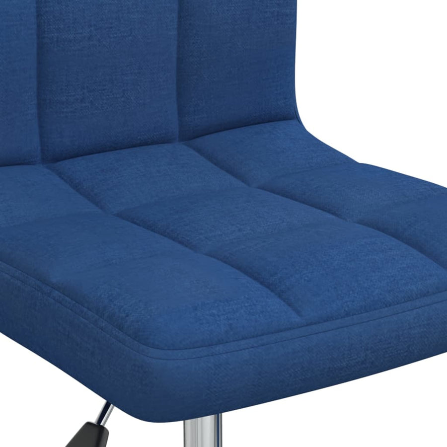 Eetkamerstoel Draaibaar Stof Blauw 1