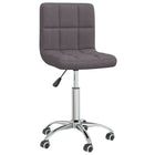 Dining chair swivel fabric taupe