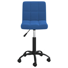 Eetkamerstoel Draaibaar Fluweel Blauw 1