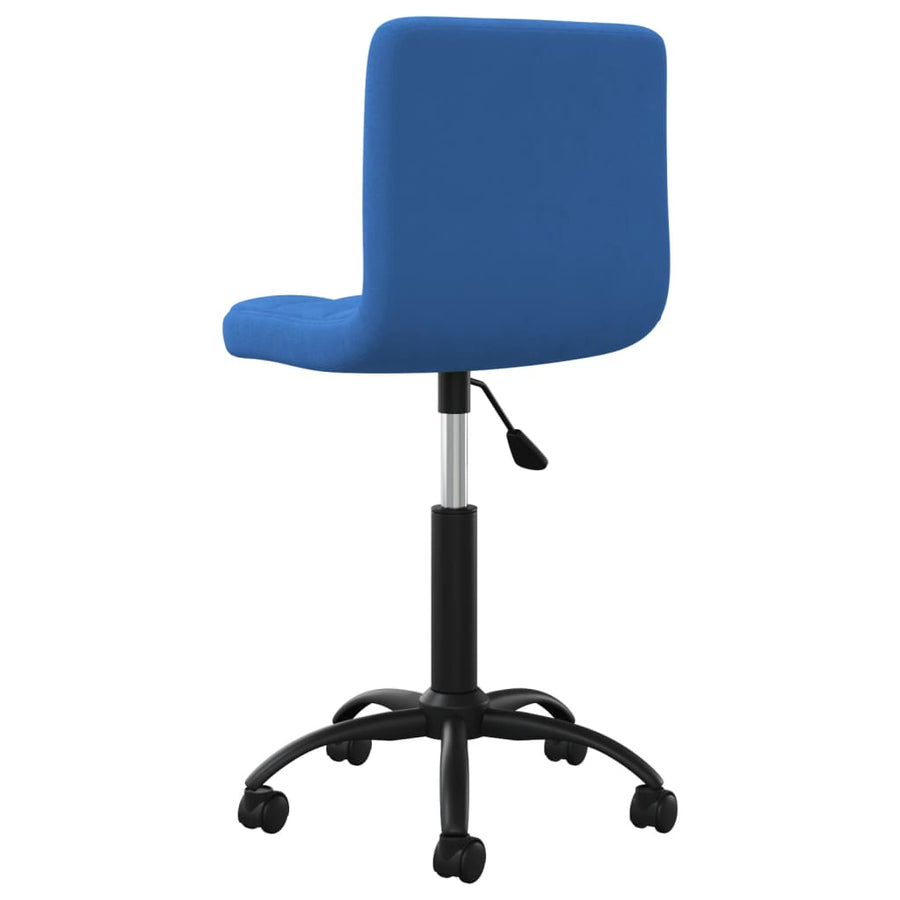 Eetkamerstoel Draaibaar Fluweel Blauw 1