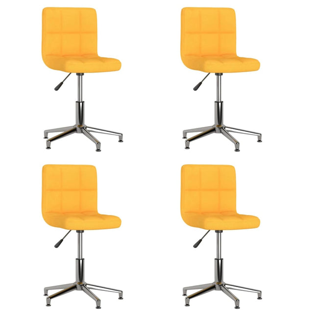 Eetkamerstoelen Draaibaar Stof 4