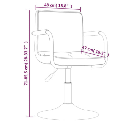 Eetkamerstoelen Draaibaar 4 St Fluweel Lichtgrijs