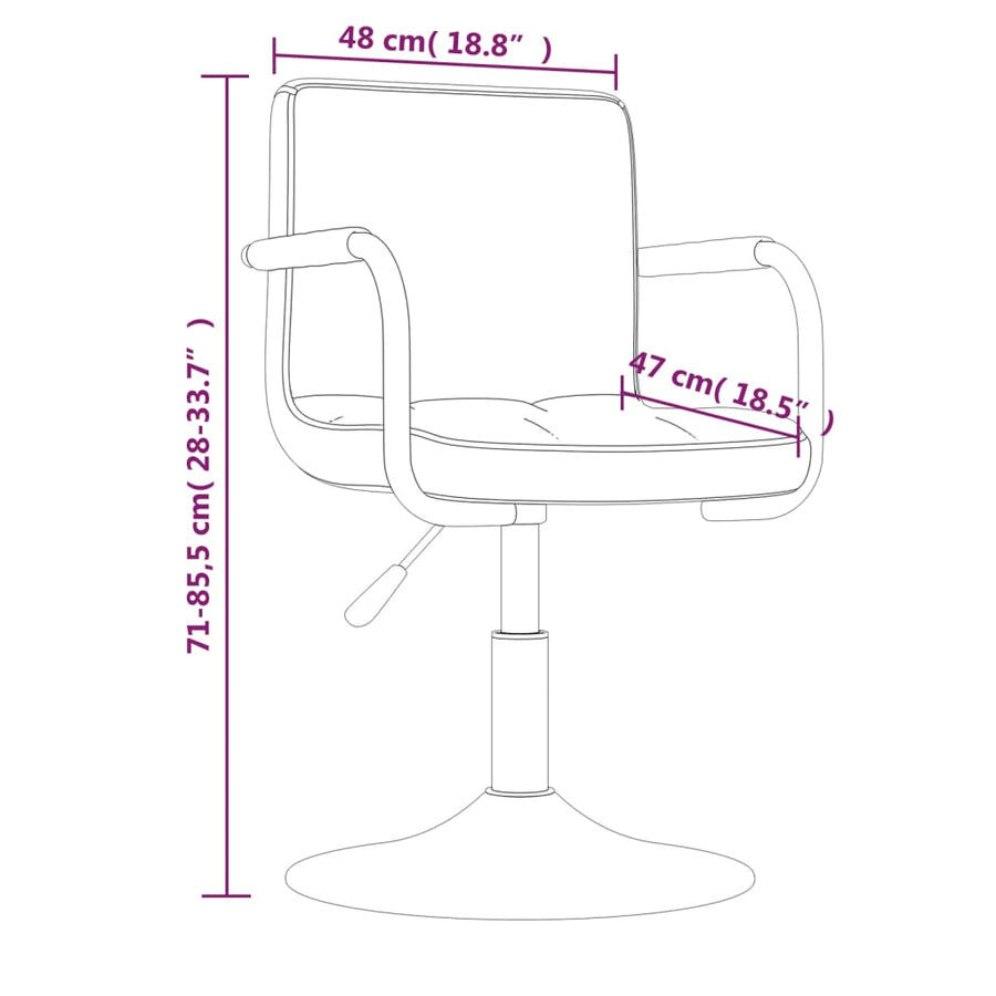 Eetkamerstoelen Draaibaar 6 St Fluweel Lichtgrijs