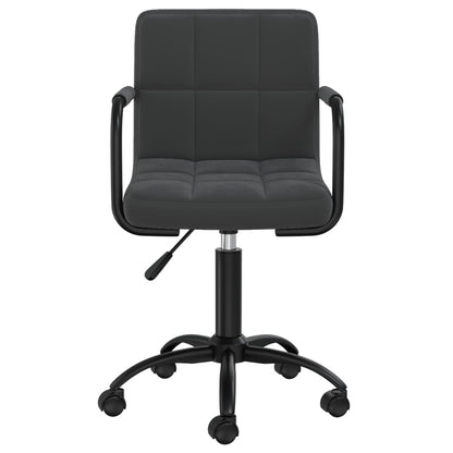 Eetkamerstoelen Draaibaar 4 St Fluweel Zwart