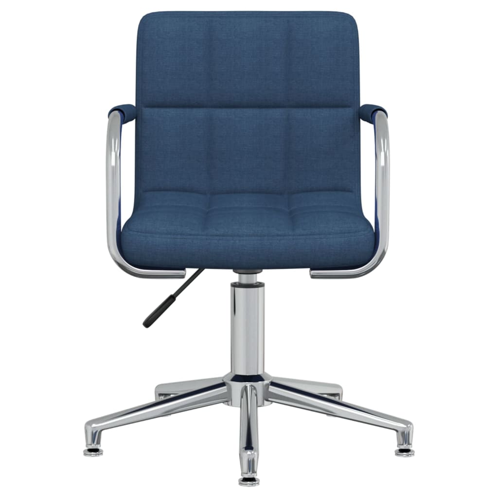 Eetkamerstoel Draaibaar Stof Blauw 1