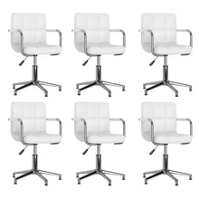 Eetkamerstoelen Draaibaar Kunstleer 6