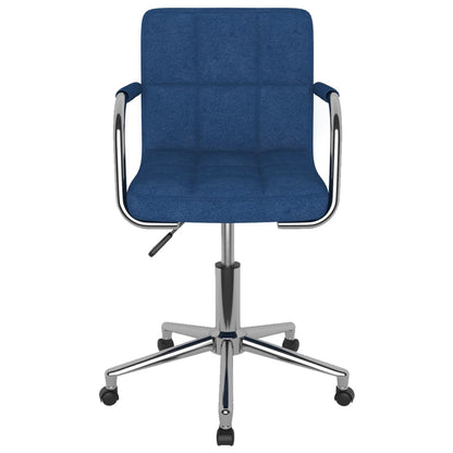 Eetkamerstoel Draaibaar Stof Blauw 1