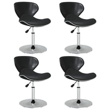 Eetkamerstoelen 4 St Kunstleer Zwart