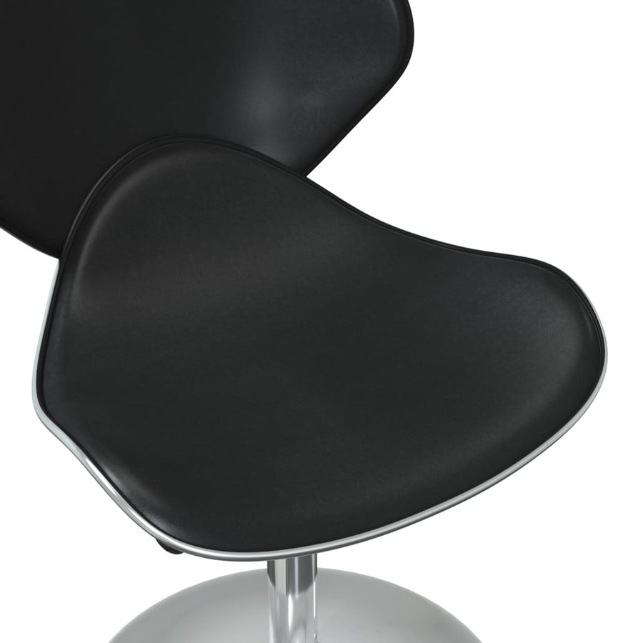 Eetkamerstoelen 4 St Kunstleer Zwart