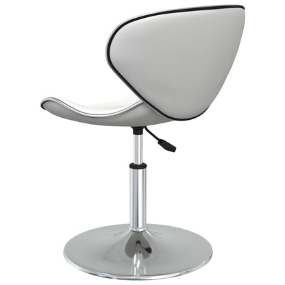 Eetkamerstoelen 6 St Kunstleer Wit