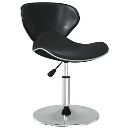Eetkamerstoelen 6 St Kunstleer Zwart