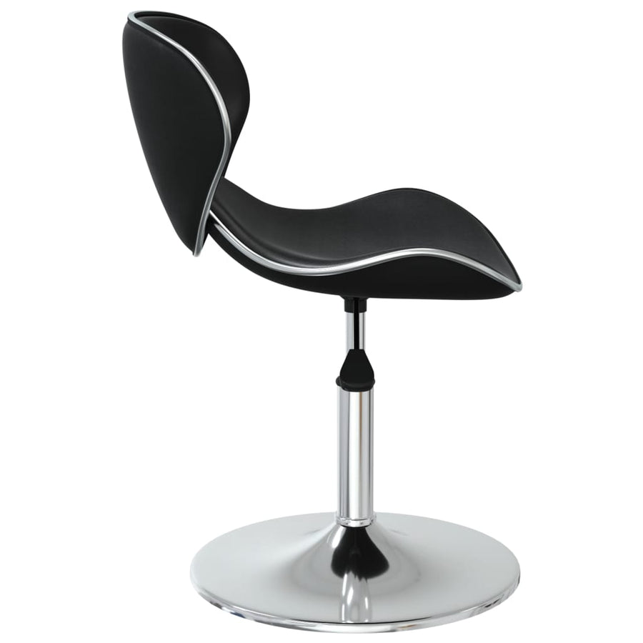 Eetkamerstoelen 6 St Kunstleer Zwart
